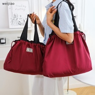 wei Foldable Shoulder Bag Fashion Waterproof Large Capacity Shopping Bag Storage Bag ie