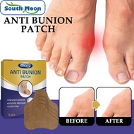 South Moon Foot Anti Bunion Patch Pressure Prevent Bunion Wormwood Herbal Natural Ease Pain Relieve Pad Joint Pain Toe Bunion Stiffness Joint Valgus Corrector Patch Bunion Gout Pain Relief Stickers (5pcs/box)