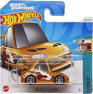 Hot Wheels - '94 Toyota Supra - Tooned 4/5 - HTF27 - Short Card - Fast & Furious - Orange - Mattel 2