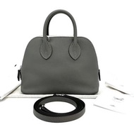 HERMES 錫器灰銀扣保齡球mini bolide u刻
