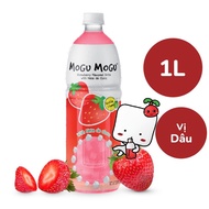 Mogu Thai Coconut Jelly With Strawberry Flavor (Bottle 1L)