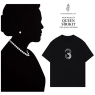 Queen Mother Sirikit T-shirt "8 Seconds Black And White Tv LOGO" And News...People Cry ETtodayAMP