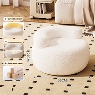 Cream style sofa stool home small stool back chair round stool soft bag low stool small bench stool