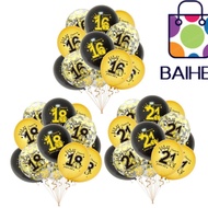 BAIHEE 12PCS 30th BIrthday Balloons, 18th 30th 40th 50th 60th DIY Birthday Balloon,  Inflatable Part