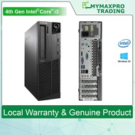 PC i3/i5/i7 Lenovo ThinkCentre M73 SFF (4th Gen) / 8GB RAM / 480GB SSD / Win 8 Pro (Refurbished PC)