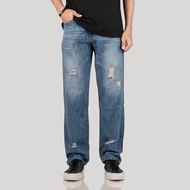 Otsky X Cavier Men's Washed Denim Jeans X CW01 Regular Fit (T12)