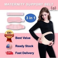 3 In 1 Pregnancy Maternity Support Back And Belly Protection Prenatal Waist Belt Band Bengkung Wanita Bersalin Sokong