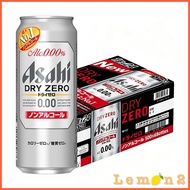 Asahi Dry Zero Calorie, Zero Sugar, Non-Alcoholic [500ml x 6 bottles]