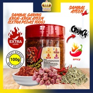 Original Sambal Garing Kruk Kruk Ateen (Extra Pedas) (100g) by Ateen Kitchen