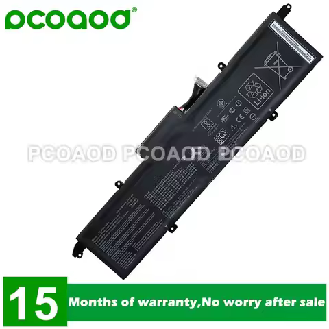 PCOAOD 15.4V 76Wh 4090mAh Model C41N1908 Battery For ASUS ROG Zephyrus G14 GA401 GA401II laptop