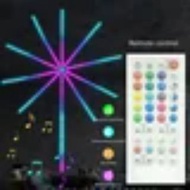 Firework Light Strip Music Sounds Sync Light App Control RGB Color Changing Smart Firework Lights LE