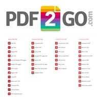 PDF2GO 1 Year Premium 5760 Credits | All Devices login from cloud | Powerful PDF EDITOR