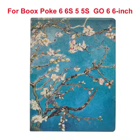 Auto Sleep/Wake Case For Onyx Boox Go (2024) 6' EBook Cover Magnetic Adsorption Flip Book Case For B