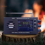 {Ready Now} TEF86 DSP Digital Radio DSP Radio Receiver 3.2-inch LCD AM FM Radio With Battery [Bellare.sg]