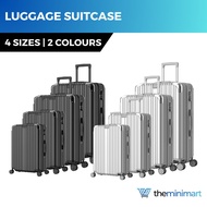 Luggage Suitcase 20in 22in 24in 28in Black Grey Durable Lightweight Scratch-Resistant Spacious Smoot