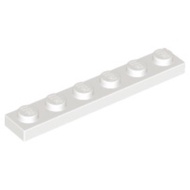 Lego Parts - Plate 1x6 - Various Colours