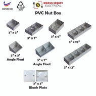 PVC Nut Box / Electrical Box / Base Switch / PVC Blank Plate / 3 x 3 / 3 x 6 / 3 x 7 / 3 x 10 / 3 x 