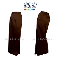 PhD School Uniform Size 24 26 28 SS S M L XL XXL Kain Kurung Sekolah Coklat / Brown