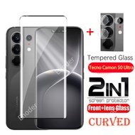 9H Curved Edge Tempered Glass for Tecno Camon 50 Pro Ultra 4G 5G 2026 Screen Protector for Camon50Ul