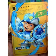 BOBOIBOY Galaxy Card Pek Cyclone Fury Kad Trading Card Game TCG(Rare star pek) ALTERNATE ART or SR