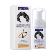 EELHOE Sculpting Curly Hair Mousse 30ml/ Perfect Curly Hair Quick Acting Prevent Frizz/ Restore Elas