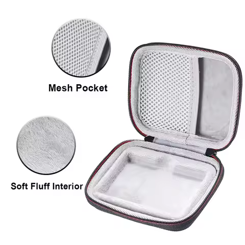 External Hard Drive Bag EVA Hard Carrying Case Shockproof Portable Storage Bag for Samsung T7 Shield