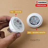 5w 7w mr16 led bulb lamp fitting G5.3 220V warm white halogen Hanmac