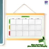RHA GALLERY Planner Schedule Weekly Planner Weekly Schedule Children's Assignment Wipe And Clean Lis
