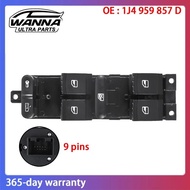 OE Quality 1J4959857D Master Window Electric Control Switch Button for VW Golf 4 GTI Jetta MK4 BORA 