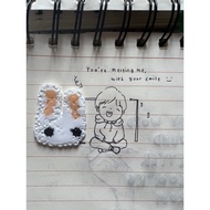 Side C NWJNS bunny keychain trinket