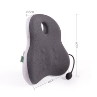 ST-🚢Long-Sitting Memory Cotton Cushion Office Waist Cushion Waist Support Cushion Cushion Ergonomic Chair Back Cushion W