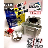 ❊ LC135 Y15ZR BLOCK ESPADA LC 62mm 63mm 60mm 57mm 65mm BLOCK LC 57 60 62 63 65 BLOCK ESPADA Y15 BLOK