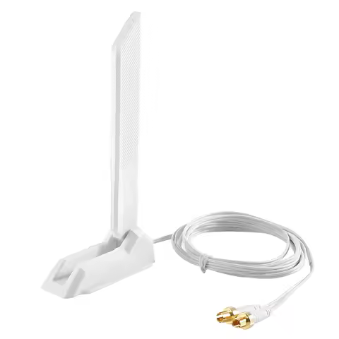 White WIFI 7 Gaming Motherboard Magnetic Base Antenna EZ-Plug For ASUS ROG Strix ASUS TUF/ROG Crossh