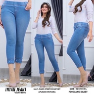 Intan Pearl Application Jeans. Jola Pearl Jeans