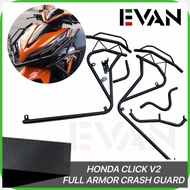 EVAN.SHOP_pW#Honda^Up!Click&sl`v2;pm`125i;XV`Full;Nk`Armor;Wq`Crash;Sn`Guard Stainless Steel CNC Al