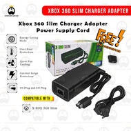 Xbox 360 Slim Charger Adapter Power Supply Cord And Xbox 360 Slim Charger [ready stock]