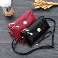 New New Double Zip Clutch Women's Mini Middle-Aged and Elderly Crossbody Bag Ladieswear Grocery Shopping Phone Bag
