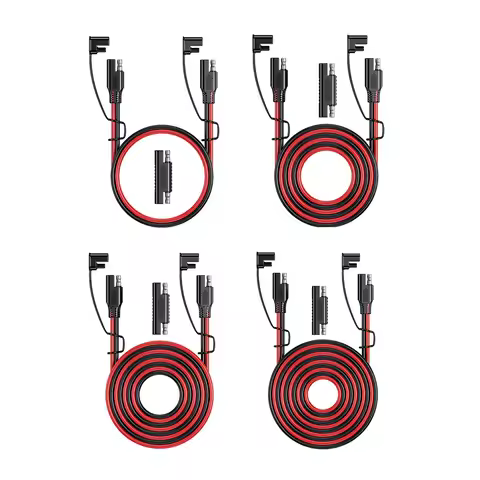 Battery Charging Cable SAE To SAE 12V-36V Car Extension Cable Waterproof Quick Connect Harness Solar