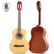 BLW 36 inch 3/4 size Nylon Strings Classical Guitar for kids comes with Guitar Pick and BLW Merchandise Sticker