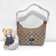 TTWN BEAR Original GUOOBEAR - GU1262 - SLING Woman Bag TTWNBEAR - SLING BAG - SLING BEAR BAG