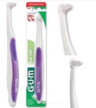🇺🇸 GUM 單束毛 牙刷 牙縫刷 防牙周病 End-Tuft Toothbrush for Hard-to-Reach Areas, Soft Bristles 用於難以觸及區域的簇絨牙刷