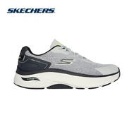 Skechers Men Max Cushioning Arch Fit Apex Shoes - 220348-GYBK Air-Cooled Goga Mat Kasut Sneaker Lela