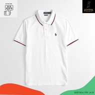 Good Goods - Polo Ralph Lauren White T-Shirt With Synchronous Border With Sleeves, Good Crocodile T-Shirt full datta - POPL Stamp