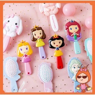 Resellers Welcome - F5818 3D Princess Character Children's Hair Comb Children's Hair Comb/ 3D Emboss
