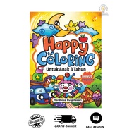 Happy Coloring Book: For 3 Year Old Children - C KLIK MEDIA