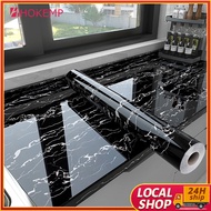 Waterproof Kitchen Sticker Oilproof Marble Design Wallpaper for Sink Lababo Tables Glossy Makapa