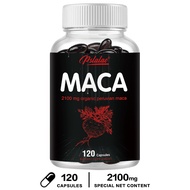 Pslalae 2100 มก. Organic Peruvian Maca Capsules เพื่อรองรับการเจริญเติบโตของกล้ามเนื้อ สนับสนุนการฟื