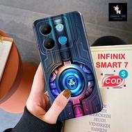 DISKON Case Infinix Smart 7 2023 - Robot - Accessories Handphone - Cas