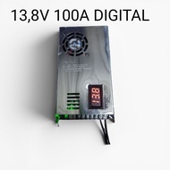 SUPPLY POWER TOP JAYA SUPPLY 13.8V 100A DIGITAL P.22.CM L.11.7.CM T.57.CM CM CM