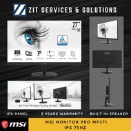 MSI PRO MP271 Gaming Business Monitor 27" 75hz IPS FHD